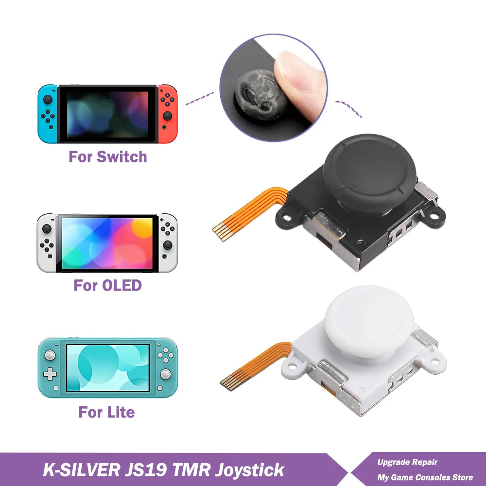 2/4/10pcs K-SILVER JS19 TMR Electromagnetic Joystick for Swi