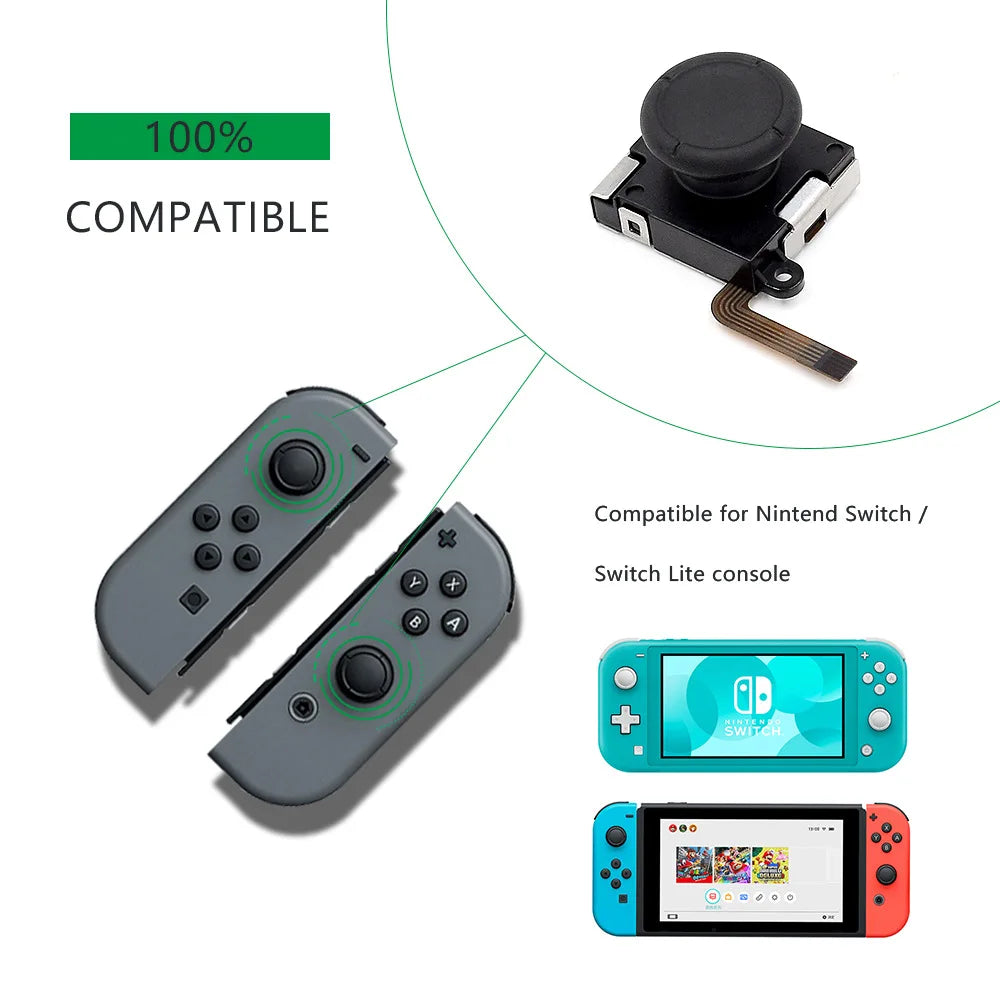 33In1 Joycon Joystick Replacement Kit for Nintendo Switch Ns