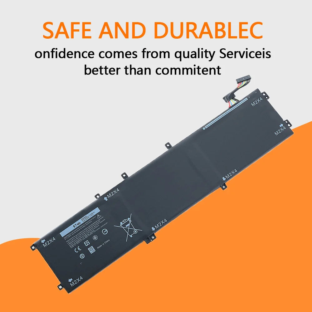 6GTPY H5H20 Laptop Battery For DELL XPS 15 9570 9560 7590 Fo