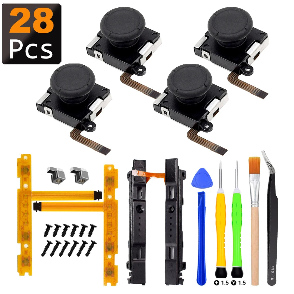 for Joycon Joystick Replacement 4 Pack for Fix Drift Nintendo Switch Joy-Con Controller & Switch Lite Joystick Replacement